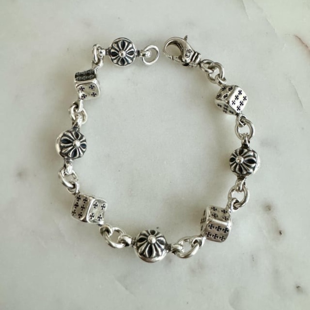 Chrome hearts dice bracelet